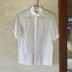 DELICATE 100% COTTON BLOUSE